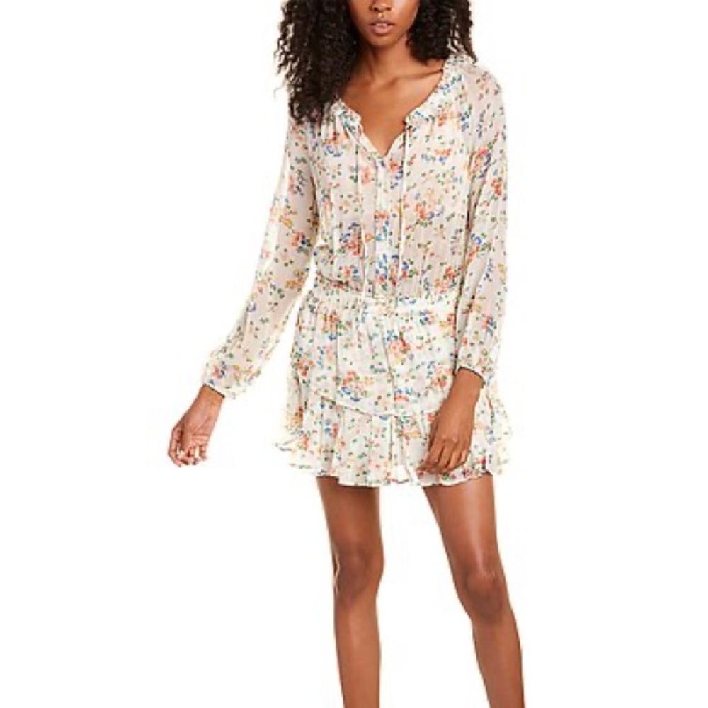 LoveShackFancy Popover Silk Dress
